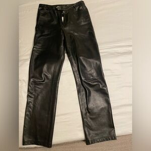 Bally leather pants